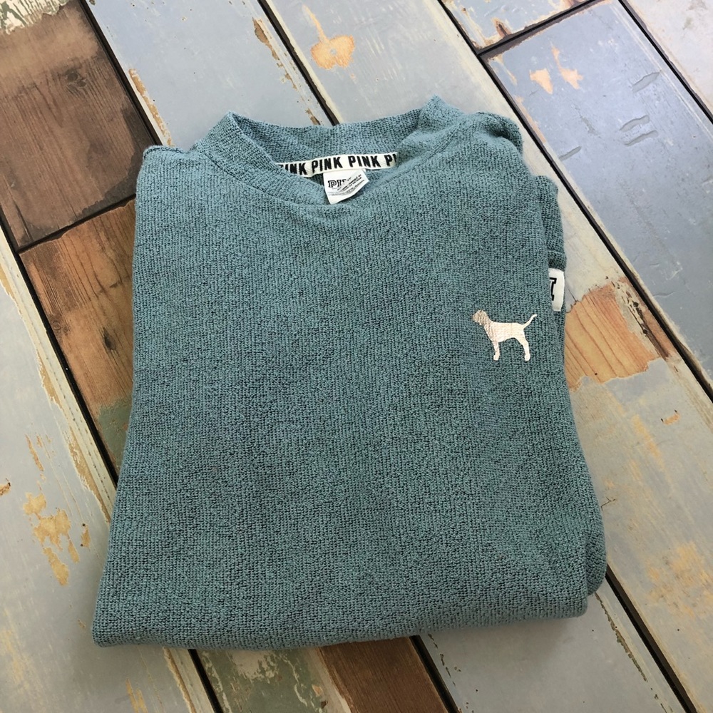 VS Pink Wooven Sweatshirt
